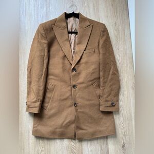 Men's Brown Lined Coat